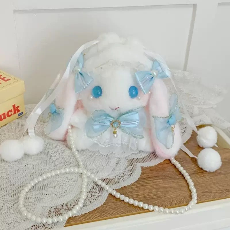 apanese-style Lolita Cute Bowknot Rabbit Bag