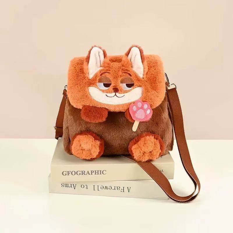 Cute girl plush backpack